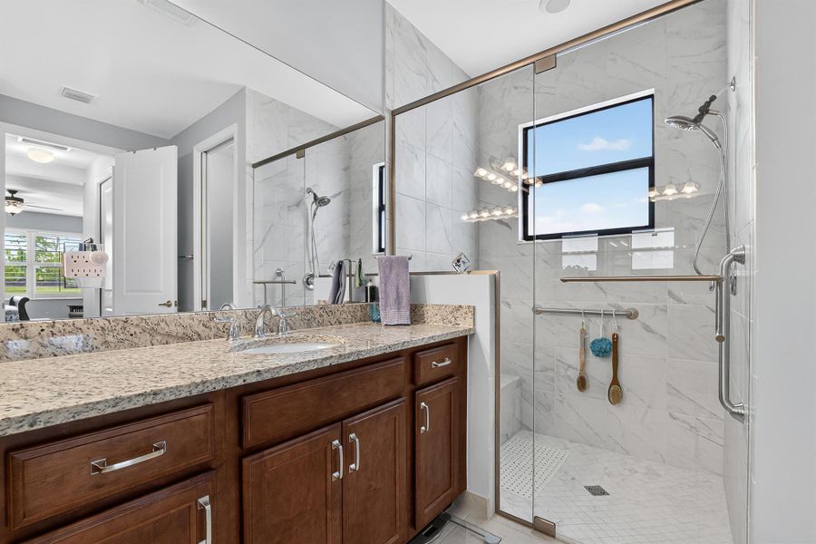 Furnished interior view inside a new home in , Port St. Lucie (Image 22).