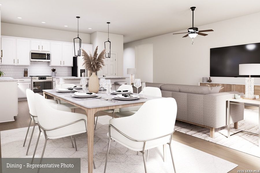 Furnished interior view inside a new home in Meyer Ranch – Select Reserve Series, New Braunfels (Image 5).