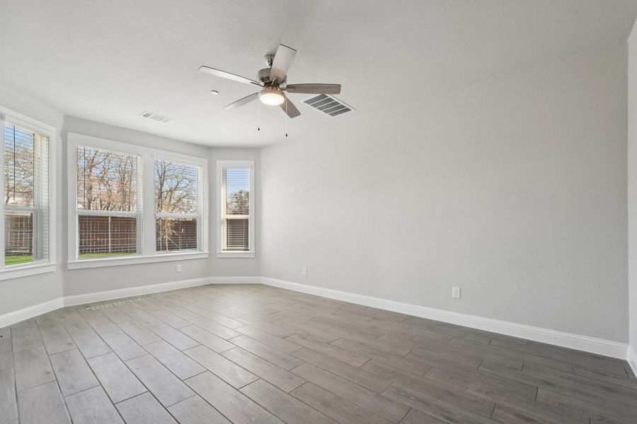 Representative unfurnished interior of a home built from the Clear Creek 2107 by Brohn Homes in Clear Creek, Round Rock (Image 15). Representative unfurnished interior of a home built from the Clear Creek 2107 by Brohn Homes in Clear Creek, Round Rock (Image 15).