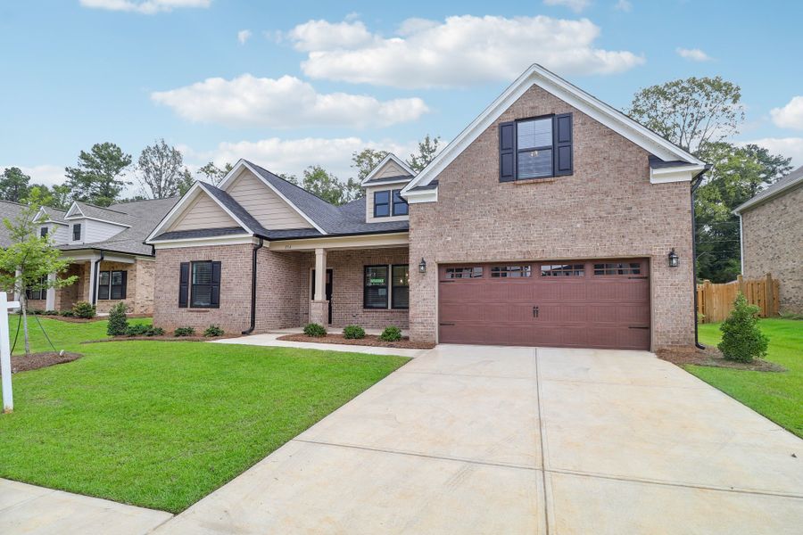 Representative exterior photo of a completed home built from the Carol II by Great Southern Homes in The Cove, Sumter, SC (Image 16).