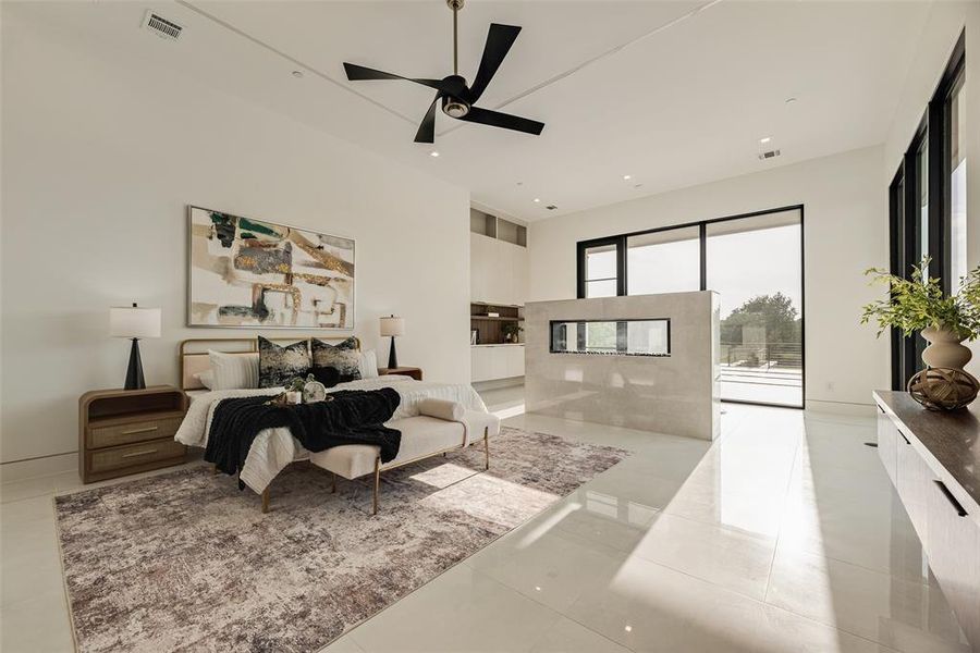 Furnished interior view inside a new home in , Southlake (Image 10).