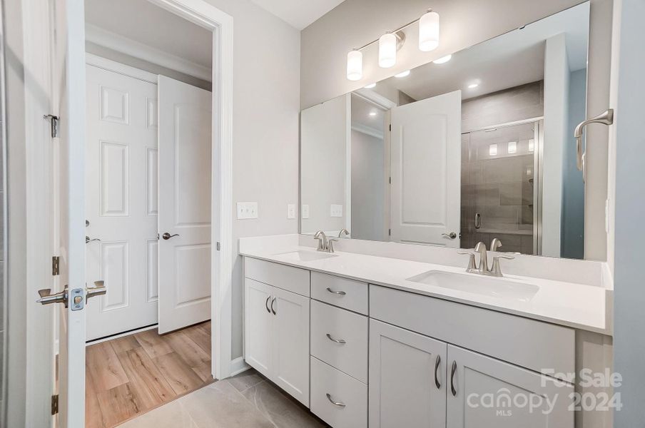 Bath with Shower in Generational Suite