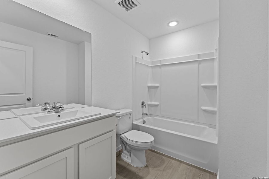 Furnished interior view inside a new home in Friendship Oaks, Fredericksburg (Image 8). Furnished interior view inside a new home in Friendship Oaks, Fredericksburg (Image 8).