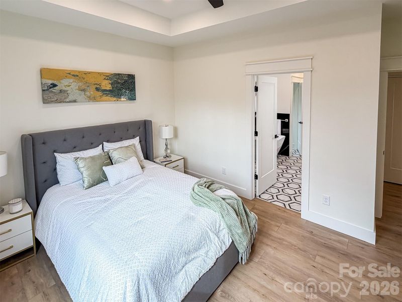 Furnished interior view inside a new home in , Newton (Image 17).