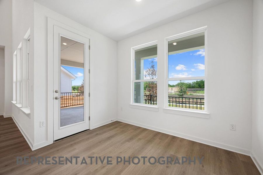 Spacious, unfurnished interior of a new home in Goodnight Ranch, Austin (Image 27).