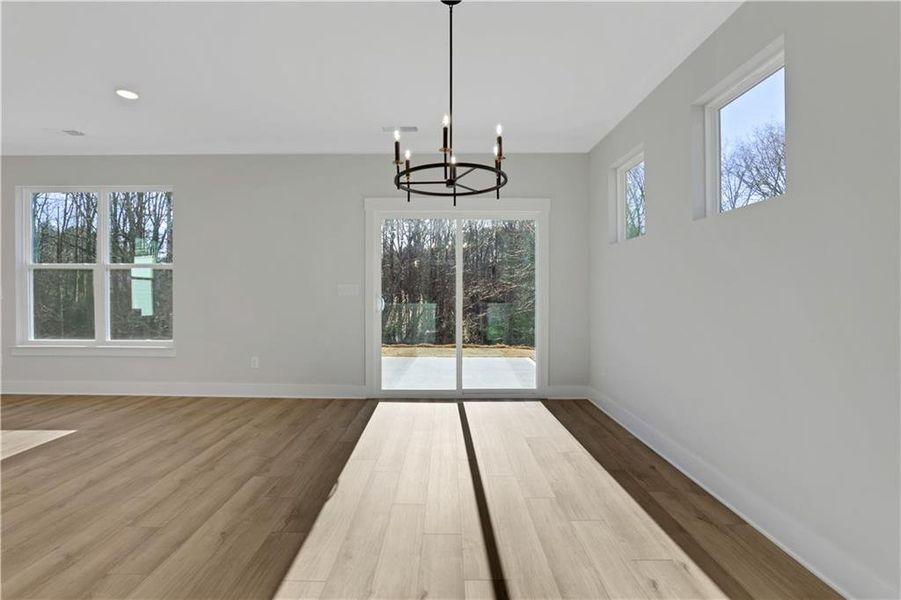 Spacious, unfurnished interior of a new home in Villas at Dawsonville, Dawsonville (Image 15). Spacious, unfurnished interior of a new home in Villas at Dawsonville, Dawsonville (Image 15).