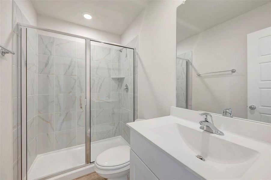 Furnished interior view inside a new home in The Preserve, Justin (Image 6).