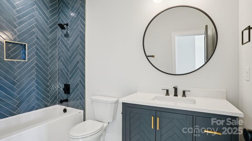 Furnished interior view inside a new home in , Charlotte (Image 12).