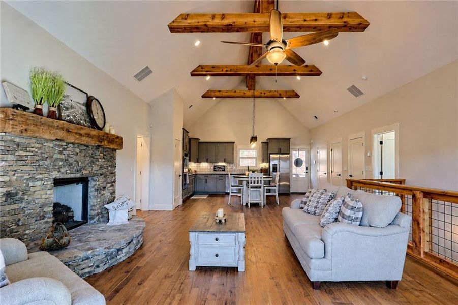 Furnished interior view inside a new home in , Hiawassee (Image 17).