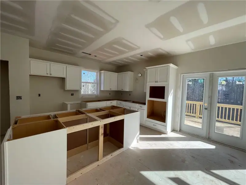 In-progress construction of a new home in , Buford, GA (Image 16).