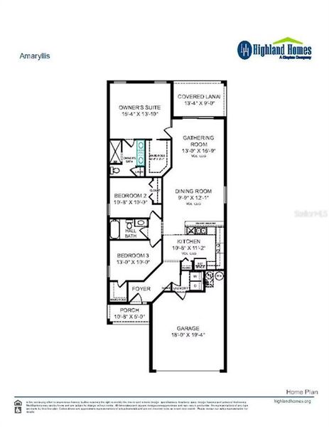 2D floor plan layout of this home in Touchstone, Lakeland, FL (Image 2). 2D floor plan layout of this home in Touchstone, Lakeland, FL (Image 2).