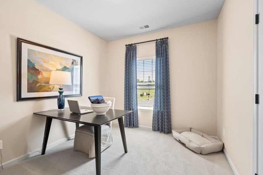 Furnished interior view inside a new home in The Andros, Dalton (Image 24).