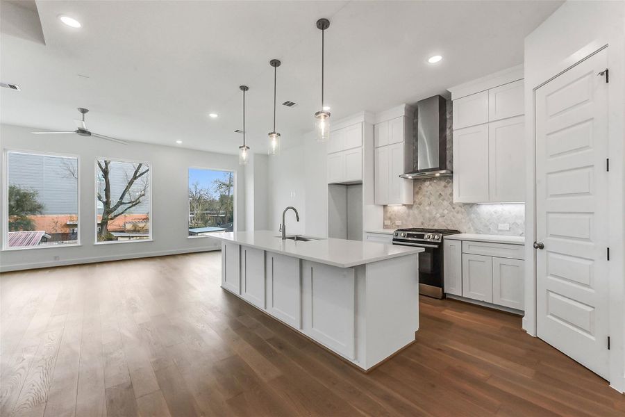 Furnished interior view inside a new home in , Houston (Image 7).
