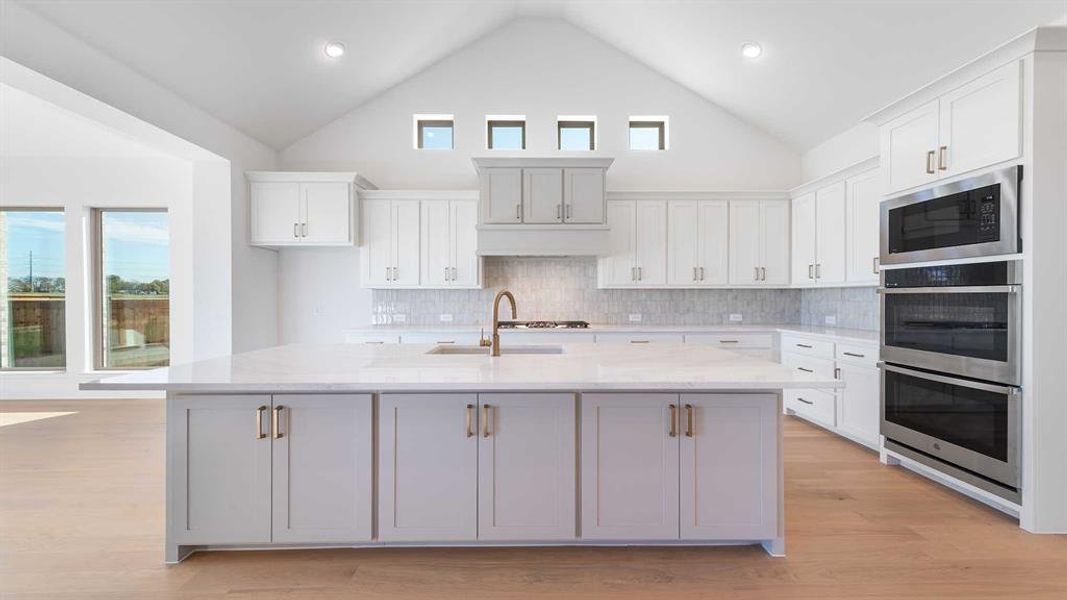 Furnished interior view inside a new home in Terraces 72', Rockwall (Image 8). Furnished interior view inside a new home in Terraces 72', Rockwall (Image 8).