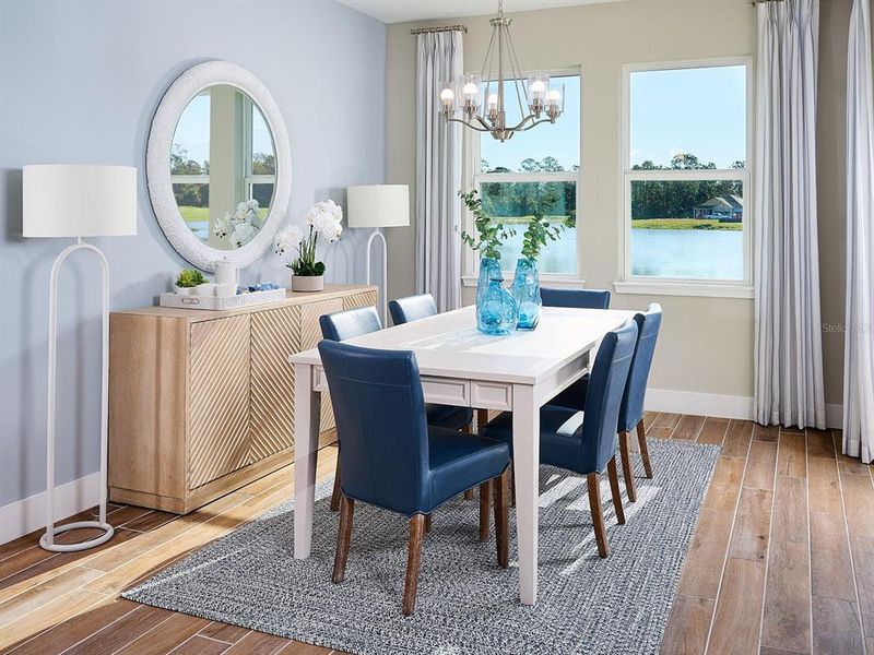 Furnished interior view inside a new home in , Ormond Beach (Image 7).