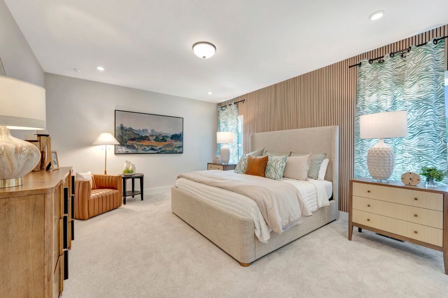 Furnished interior view inside a new home in Friendship Village, Apex (Image 19).