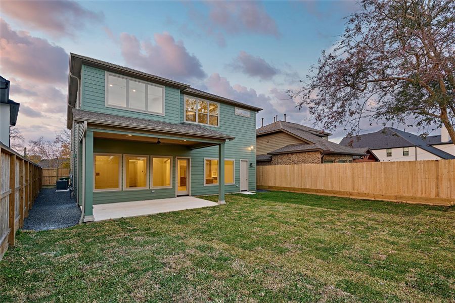 Exterior details and patio area of a home in , Houston (Image 3). Exterior details and patio area of a home in , Houston (Image 3).