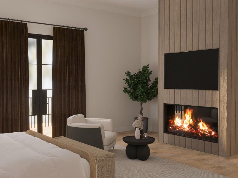 Furnished interior view inside a new home in , Mount Pleasant (Image 11).