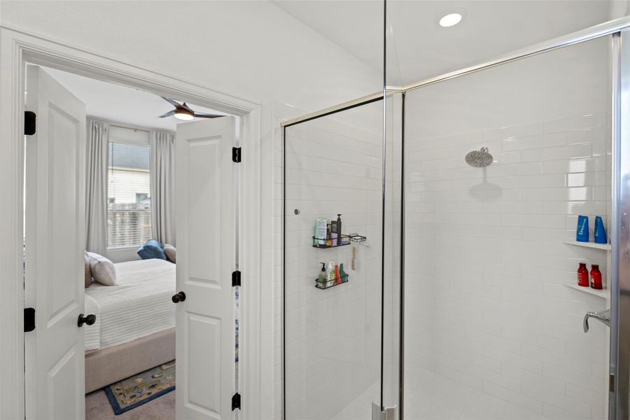 Furnished interior view inside a new home in The Trails, New Caney (Image 18). Furnished interior view inside a new home in The Trails, New Caney (Image 18).