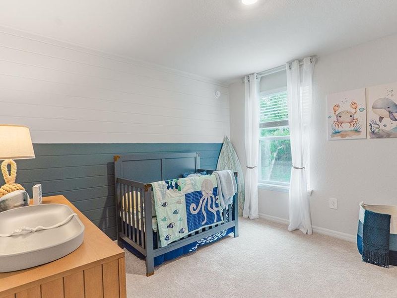 Secondary bedrooms provide space for everyone in your household - Aspen townhome by Highland Homes Secondary bedrooms provide space for everyone in your household - Aspen townhome by Highland Homes