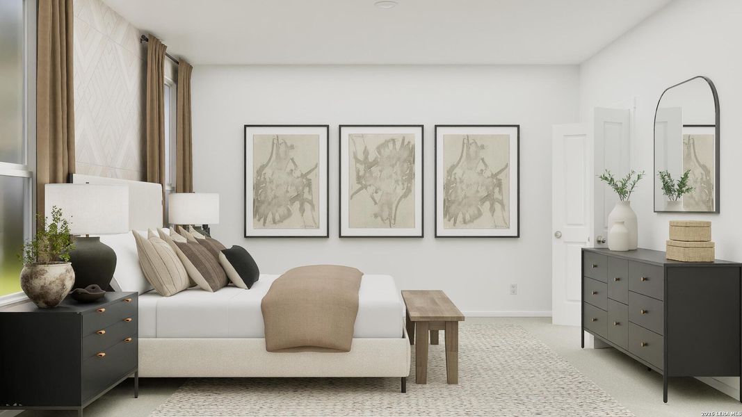 Furnished interior view inside a new home in Juniper Ranch, Spring Branch (Image 8). Furnished interior view inside a new home in Juniper Ranch, Spring Branch (Image 8).