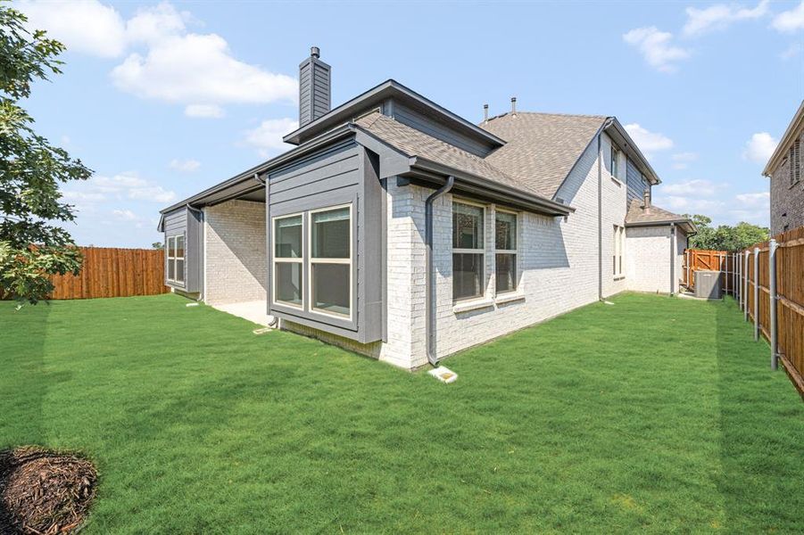 Front exterior of a new home in Ridge Ranch Classic 50, Mesquite, TX, highlighting curb appeal (Image 25). Front exterior of a new home in Ridge Ranch Classic 50, Mesquite, TX, highlighting curb appeal (Image 25).