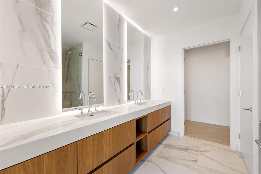 Furnished interior view inside a new home in , Miami (Image 5).