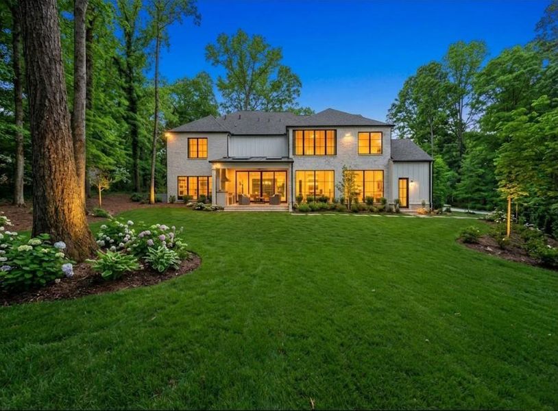 Exterior details and patio area of a home in , Alpharetta (Image 29).