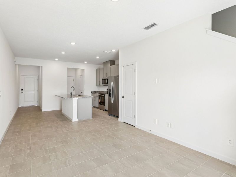 Spacious, unfurnished interior of a new home in The District at Oakleaf - The Commons, Middleburg (Image 7). Spacious, unfurnished interior of a new home in The District at Oakleaf - The Commons, Middleburg (Image 7).