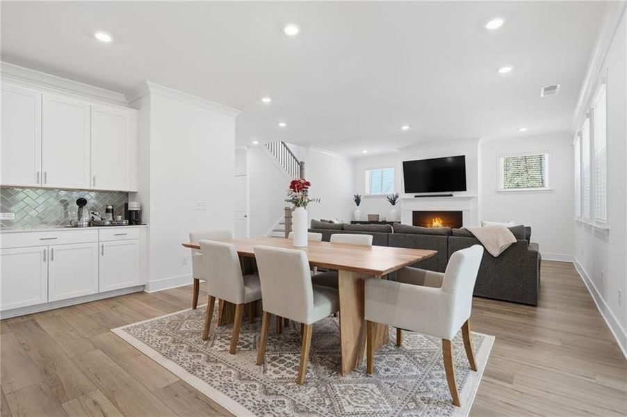 Furnished interior view inside a new home in , Dallas (Image 6).