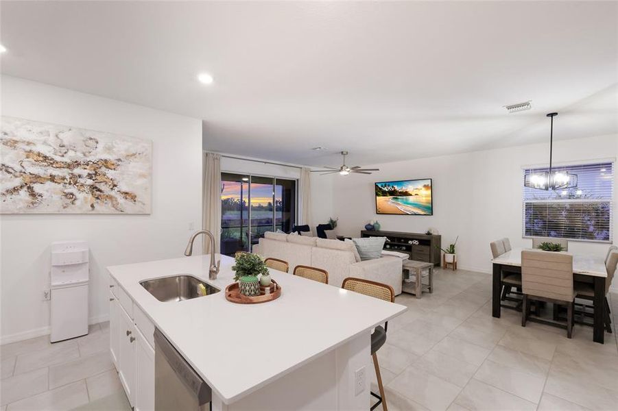 Furnished interior view inside a new home in Rye Ranch, Parrish (Image 6).