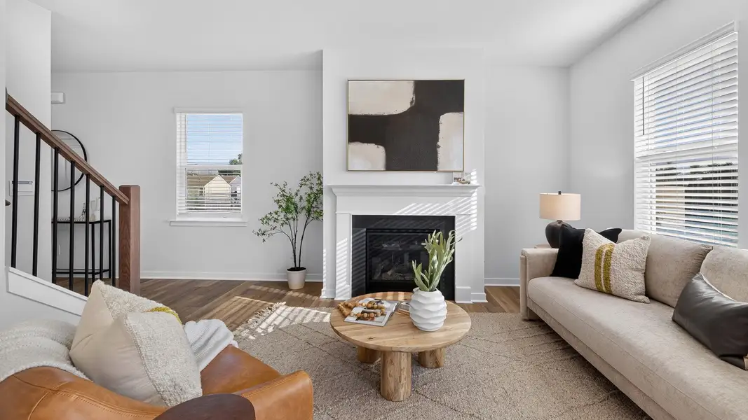 Furnished interior view inside a new home in Huffman Ridge, Hickory (Image 5).