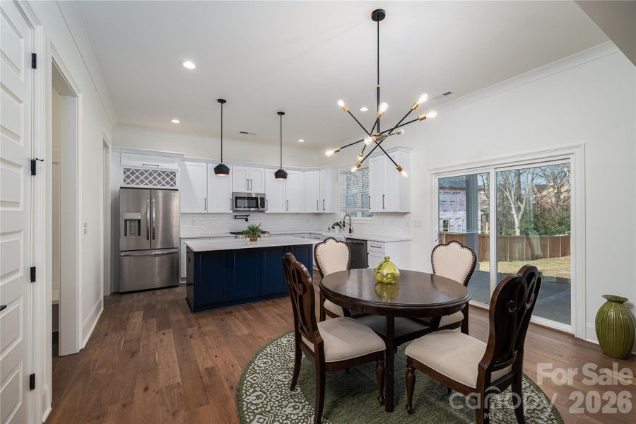 Furnished interior view inside a new home in , Belmont (Image 10).