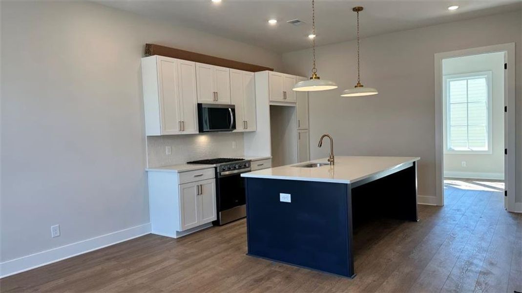 Furnished interior view inside a new home in , Atlanta (Image 6).