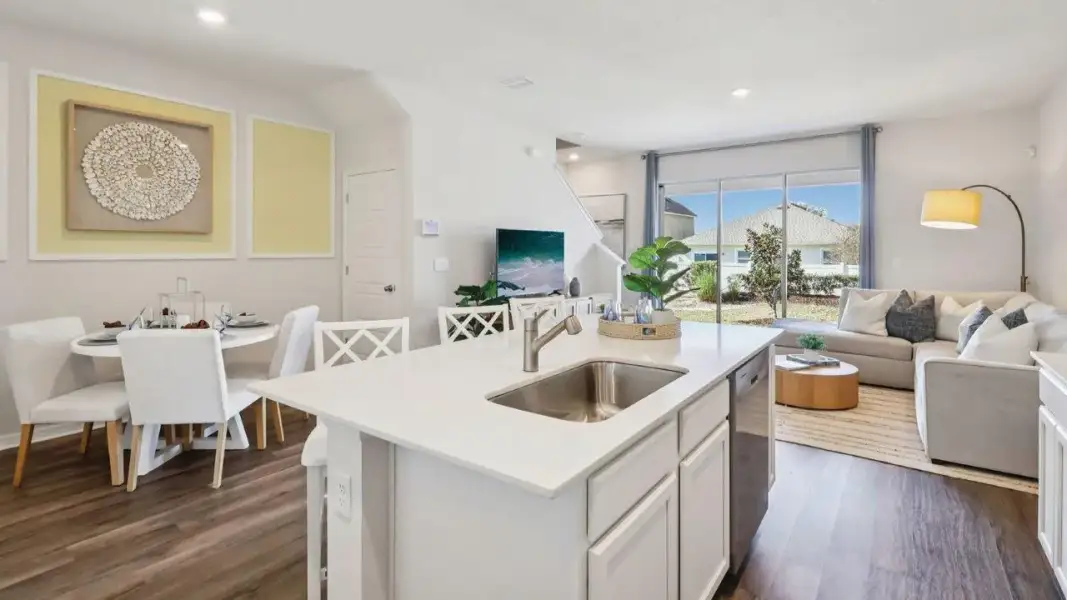 Furnished interior view inside a new home in Brentwood, Davenport (Image 10).