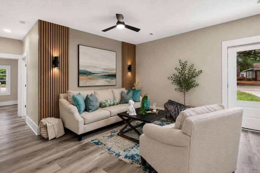 Furnished interior view inside a new home in , Kingstree (Image 15).