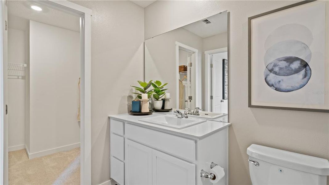 Furnished interior view inside a new home in Crosswinds, Haines City (Image 17).