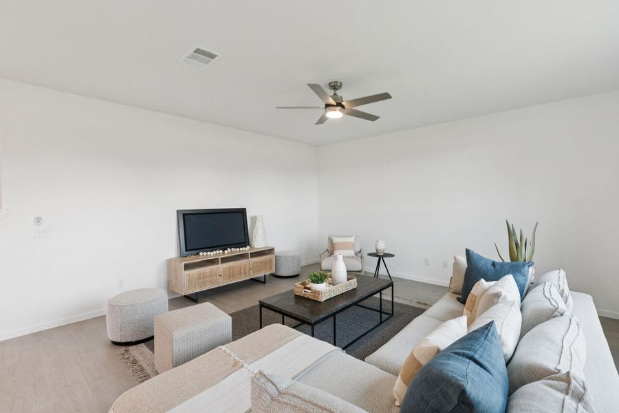 Furnished interior view inside a new home in River Ranch, Dayton (Image 13). Furnished interior view inside a new home in River Ranch, Dayton (Image 13).