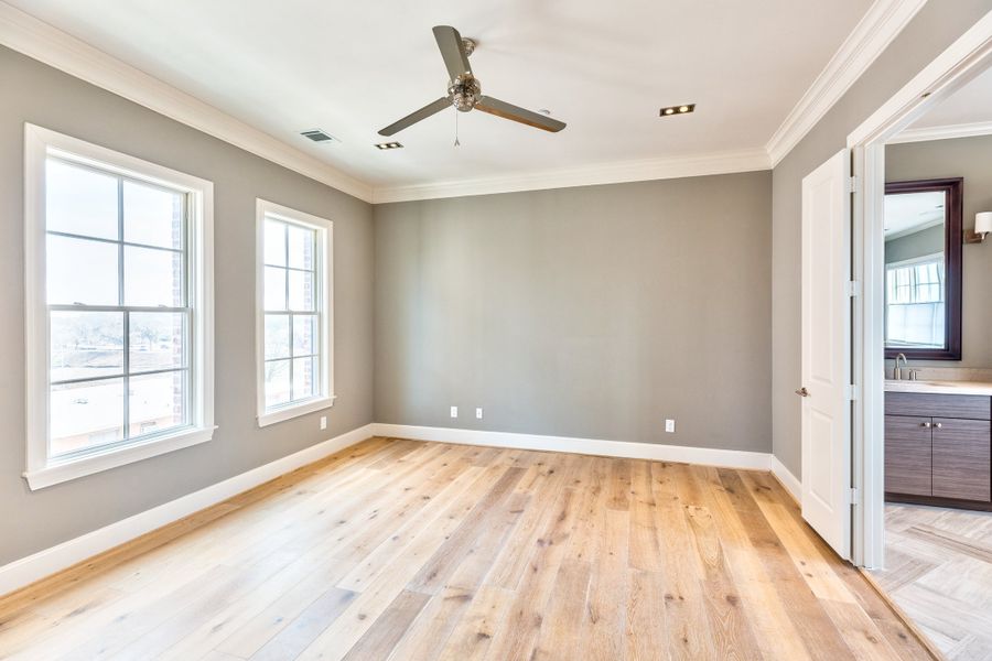 Spacious, unfurnished interior of a new home in Austin Modern Lofts at Mueller, Austin (Image 23).