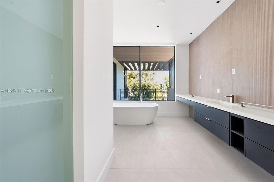 Furnished interior view inside a new home in , Miami (Image 11). Furnished interior view inside a new home in , Miami (Image 11).