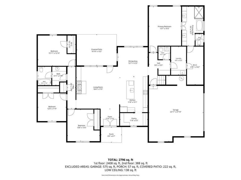 2D floor plan layout of this home in , Clermont, GA (Image 6). 2D floor plan layout of this home in , Clermont, GA (Image 6).