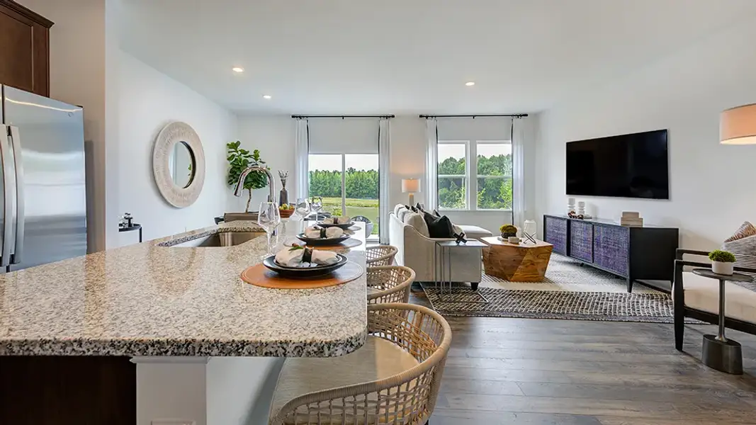 Furnished interior view inside a new home in Camden, Angier (Image 15).