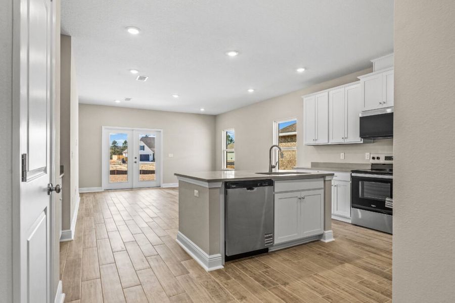 Furnished interior view inside a new home in Natureview, Freeport (Image 14). Furnished interior view inside a new home in Natureview, Freeport (Image 14).