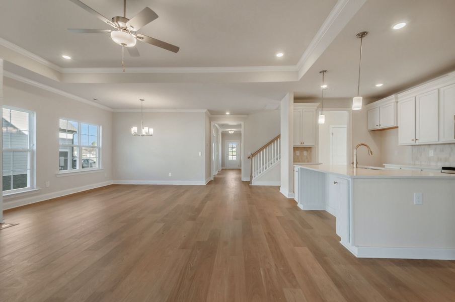 Olivia II- Great Room, Dining and Kitchen