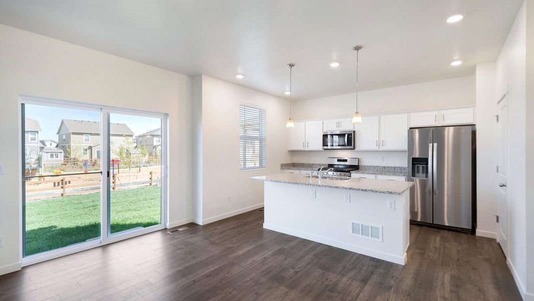 Furnished interior view inside a new home in Westgate, Greeley (Image 5).