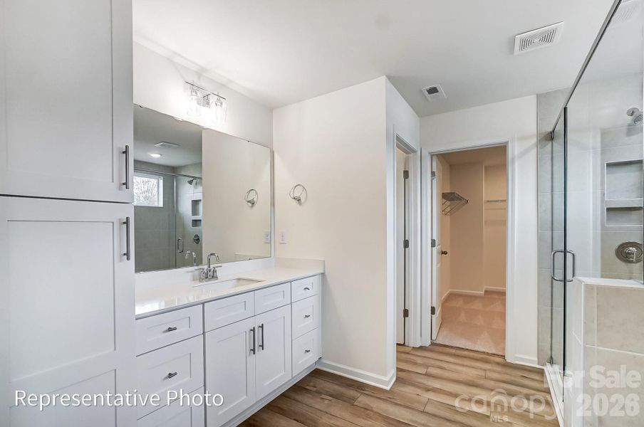 Furnished interior view inside a new home in Enclave at Riverdale, Huntersville (Image 6). Furnished interior view inside a new home in Enclave at Riverdale, Huntersville (Image 6).