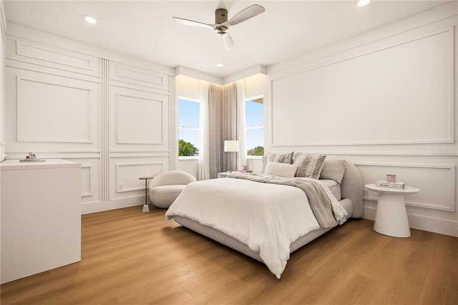 Furnished interior view inside a new home in Avalon Ridge, Winter Garden (Image 16).