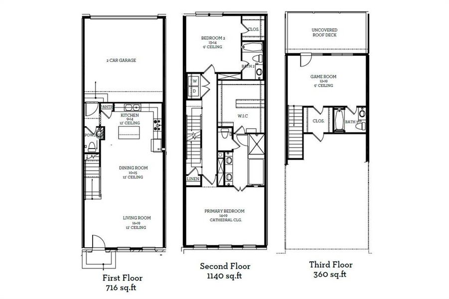 2D floor plan layout of this home in , Plano, TX (Image 5).