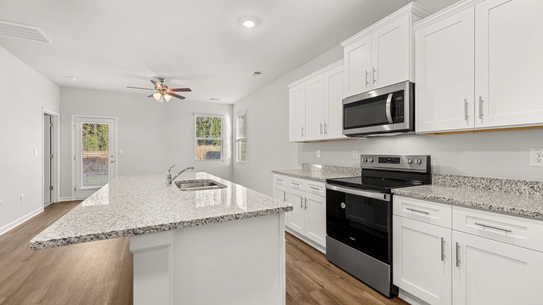 Furnished interior view inside a new home in Bellemeade Landing, Augusta (Image 7). Furnished interior view inside a new home in Bellemeade Landing, Augusta (Image 7).