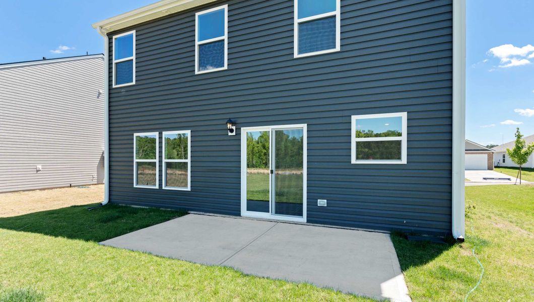 Exterior details and patio area of a home in Gibson Grove, Laurens (Image 3). Exterior details and patio area of a home in Gibson Grove, Laurens (Image 3).